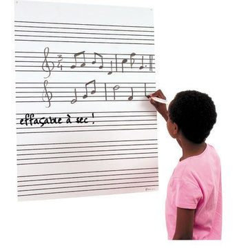 Tafel für Musikerziehung 64,5 X 86 Cm