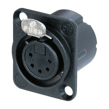 XLR 5 Points Femelle Noire