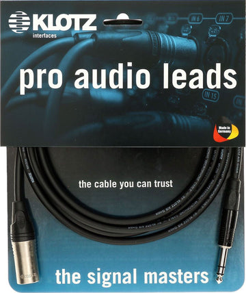 Cable 3 M - XLR Male / Jack Stereo