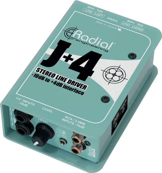 J+4 Convertisseur Actif Stereo