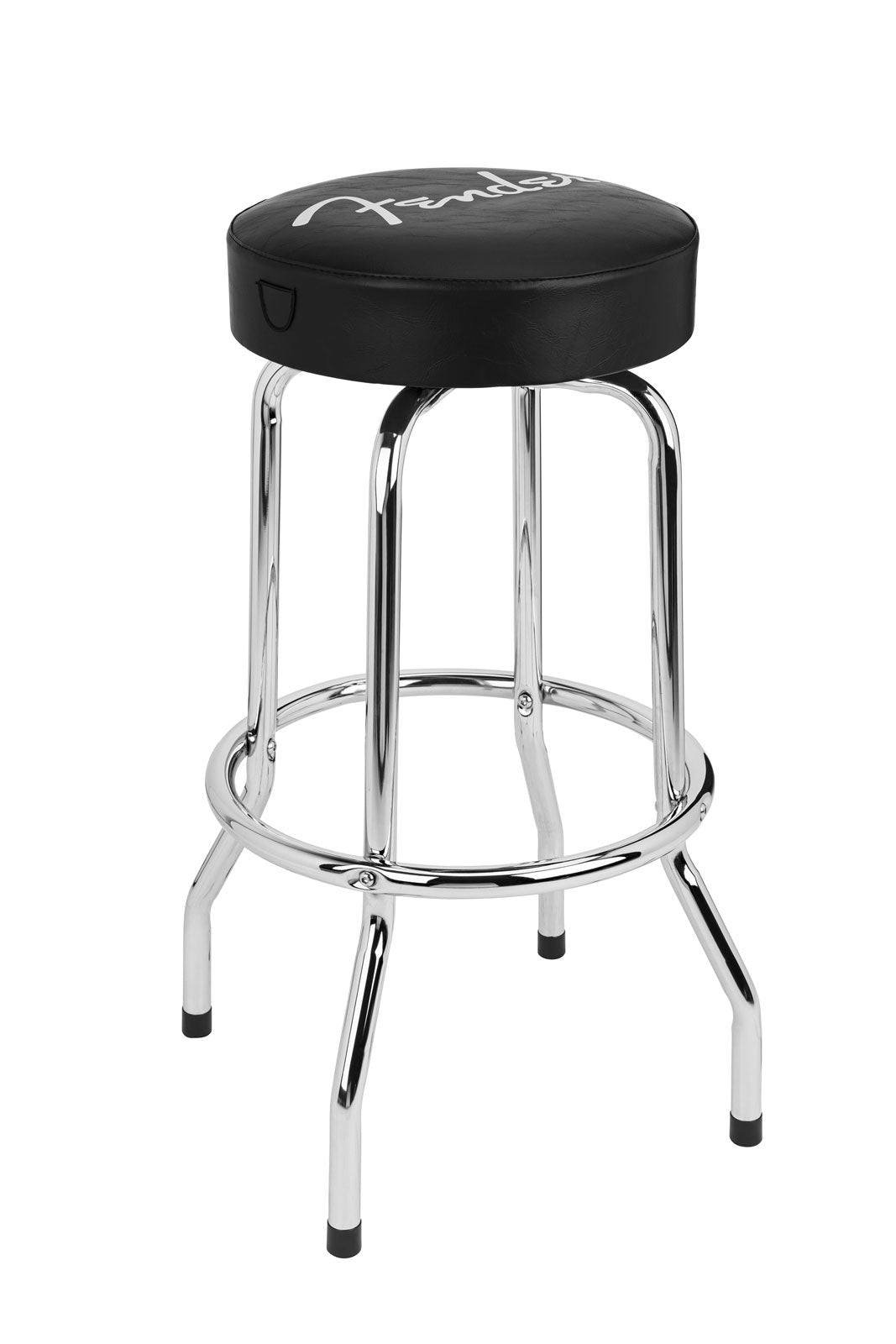 Spaghetti Logo Pick Pouch Barstool Black-chrome 30"