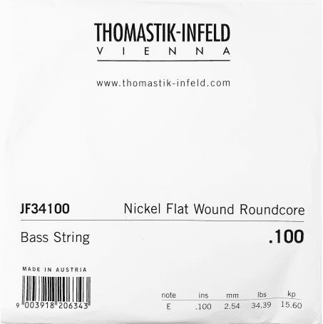 INFELD STRINGS ELECTRIC GUITAR JAZZ BASS SERIES NICKEL FLAT WOUND ROUNDCORE SERIES .100