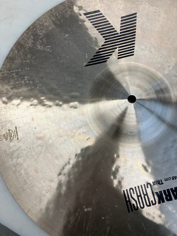 K0905 - K-series Dark Thin Crash 19" - Stock B