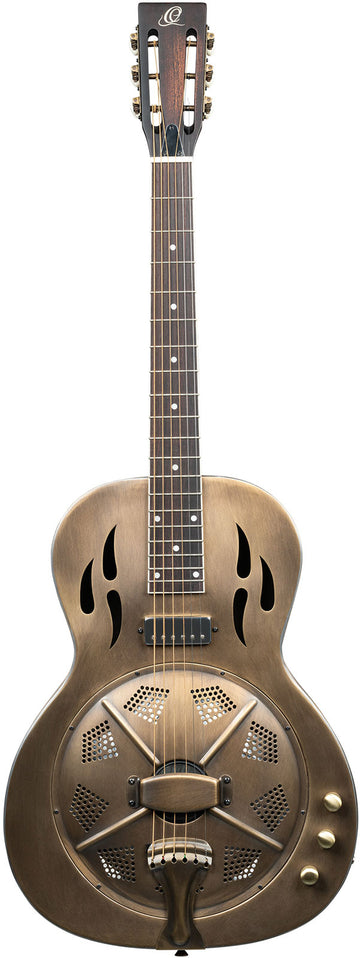 Americana 4/4 Chitarra resonator + custodia morbida professionale