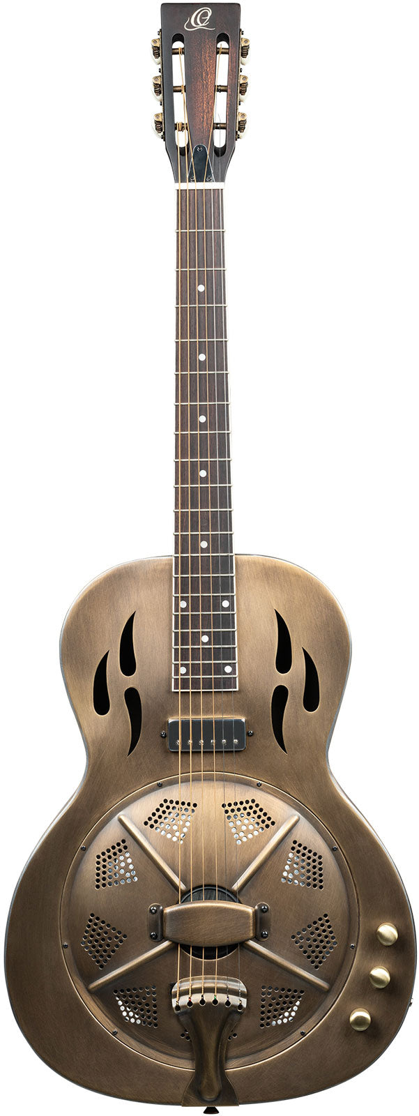 Americana 4/4 Chitarra resonator + custodia morbida professionale
