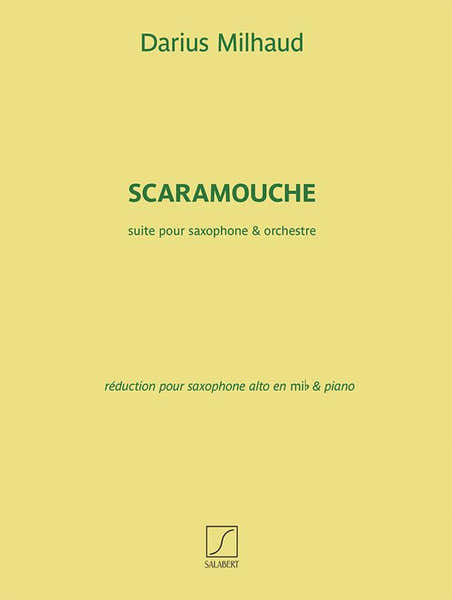 Milhaud D. - Scaramouche - Sax Alto et Piano