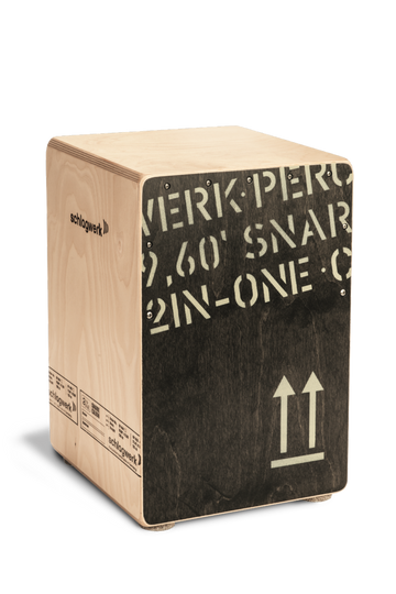 Cajon 2 In One CP403BLK 2inone Schwarze Edition mittlere Größe