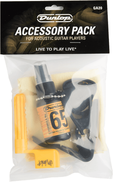 Dunlop ACCESSORY PACK FOR ACOUSTIC GUITAR
