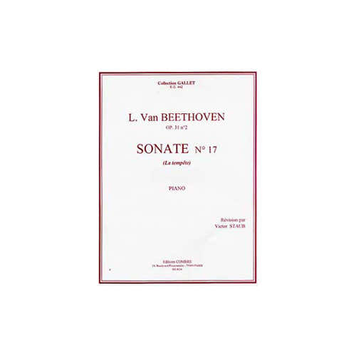 Beethoven - Sonate No.17 OP31 No.2 TempÃªte - Piano