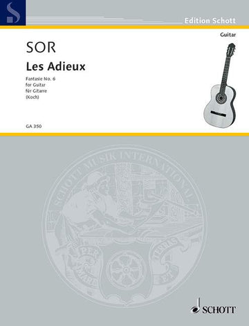 SOR FERNANDO - LES ADIEUX OP. 21 - GUITAR