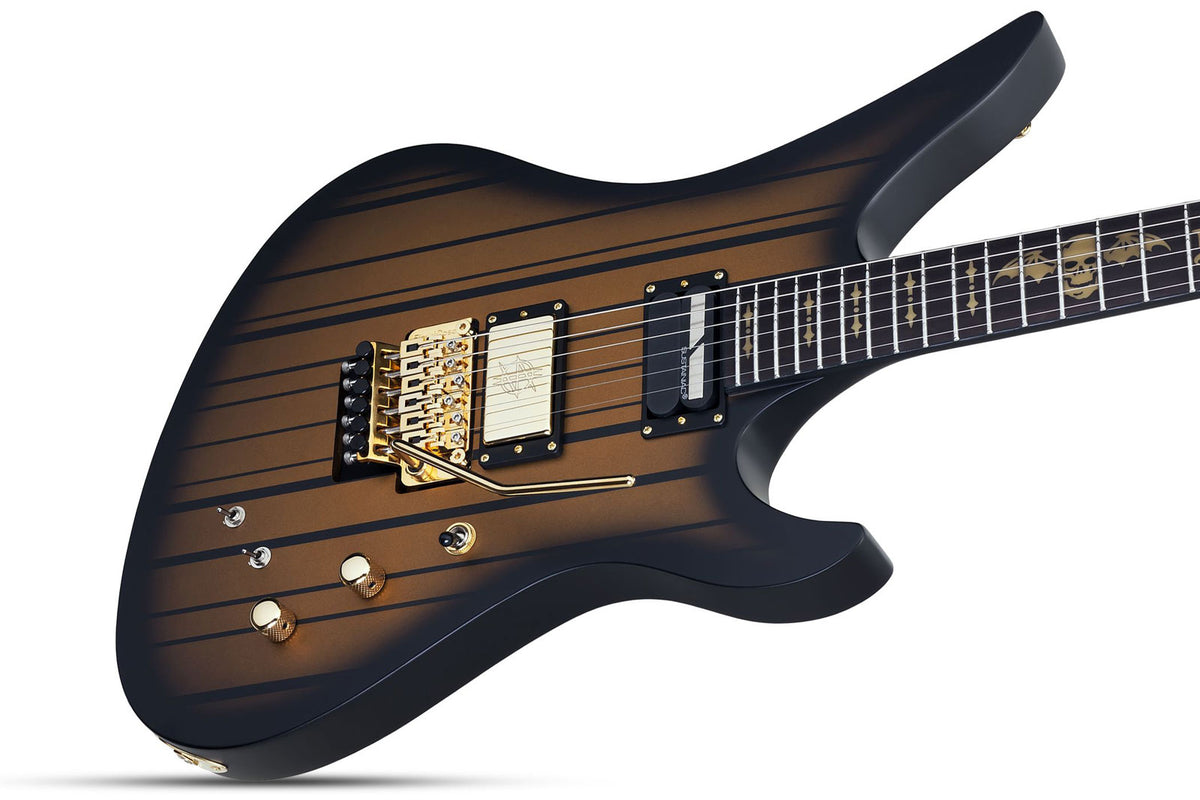 Custom Fr Sustainiac Synyster Gate Signature Black Gold
