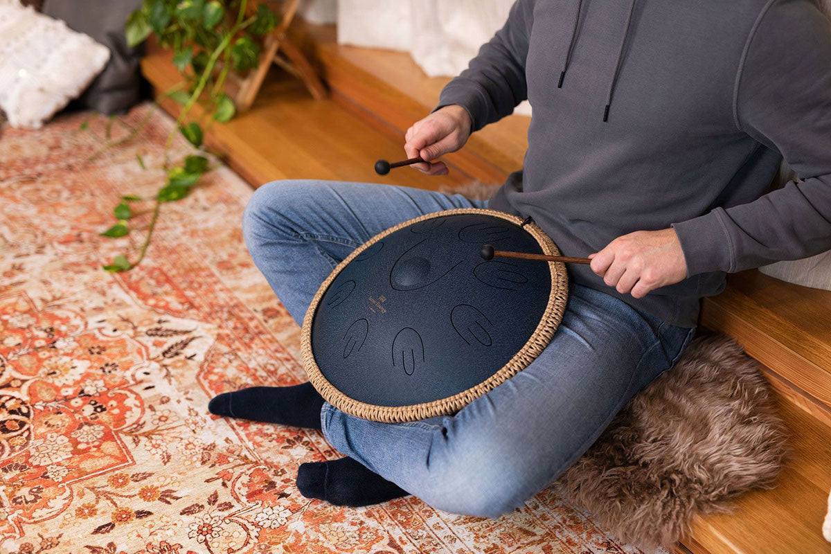 SONIC ENERGY OCTAVE STEEL TONGUE DRUM MARINEBLAU D AMARA