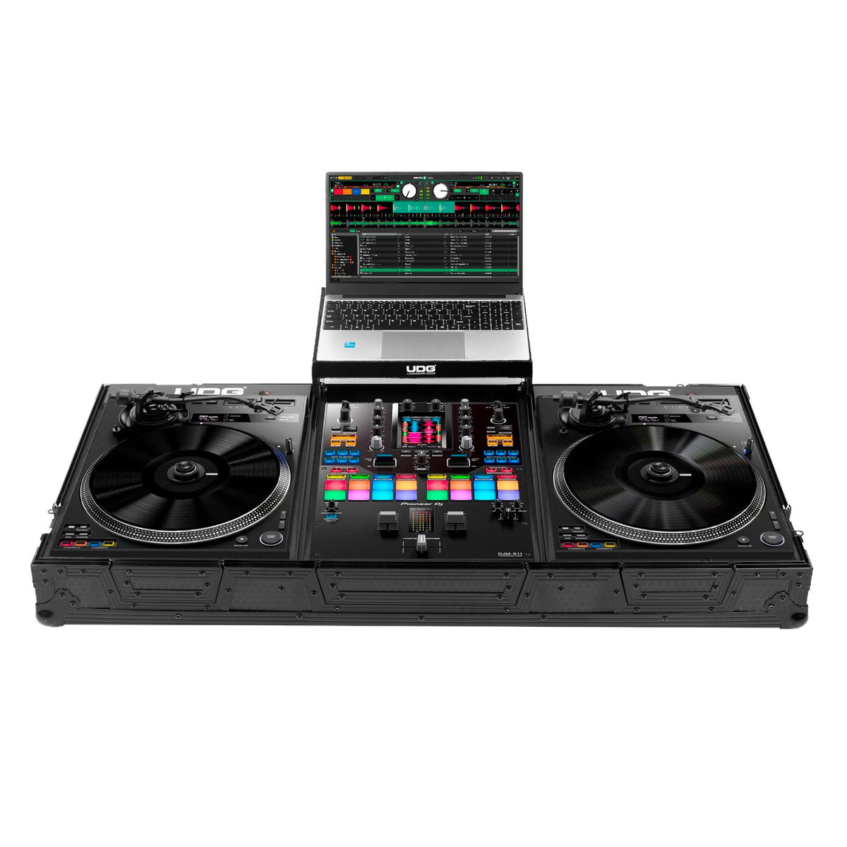 U 91098 Bl - Flight Case Pour PLX-CRSS12 & Mixer Avec Tablette