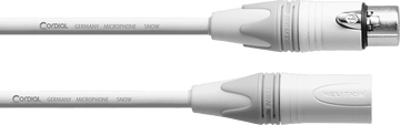 Mikrofonkabel XLR 5 M Weiß