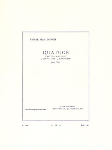 Quatuor Pour Flûtes