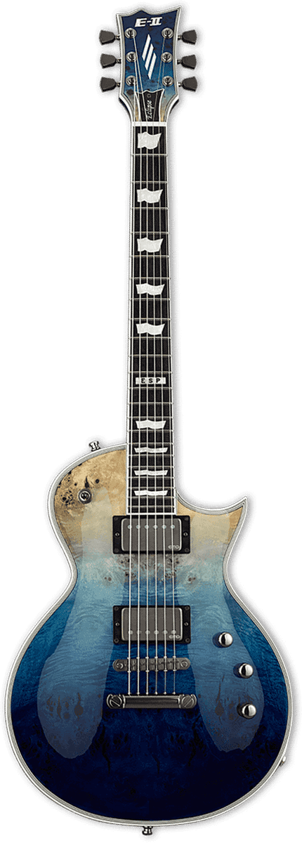 E-II Eclipse Burled Maple Blu Sfumato Naturale