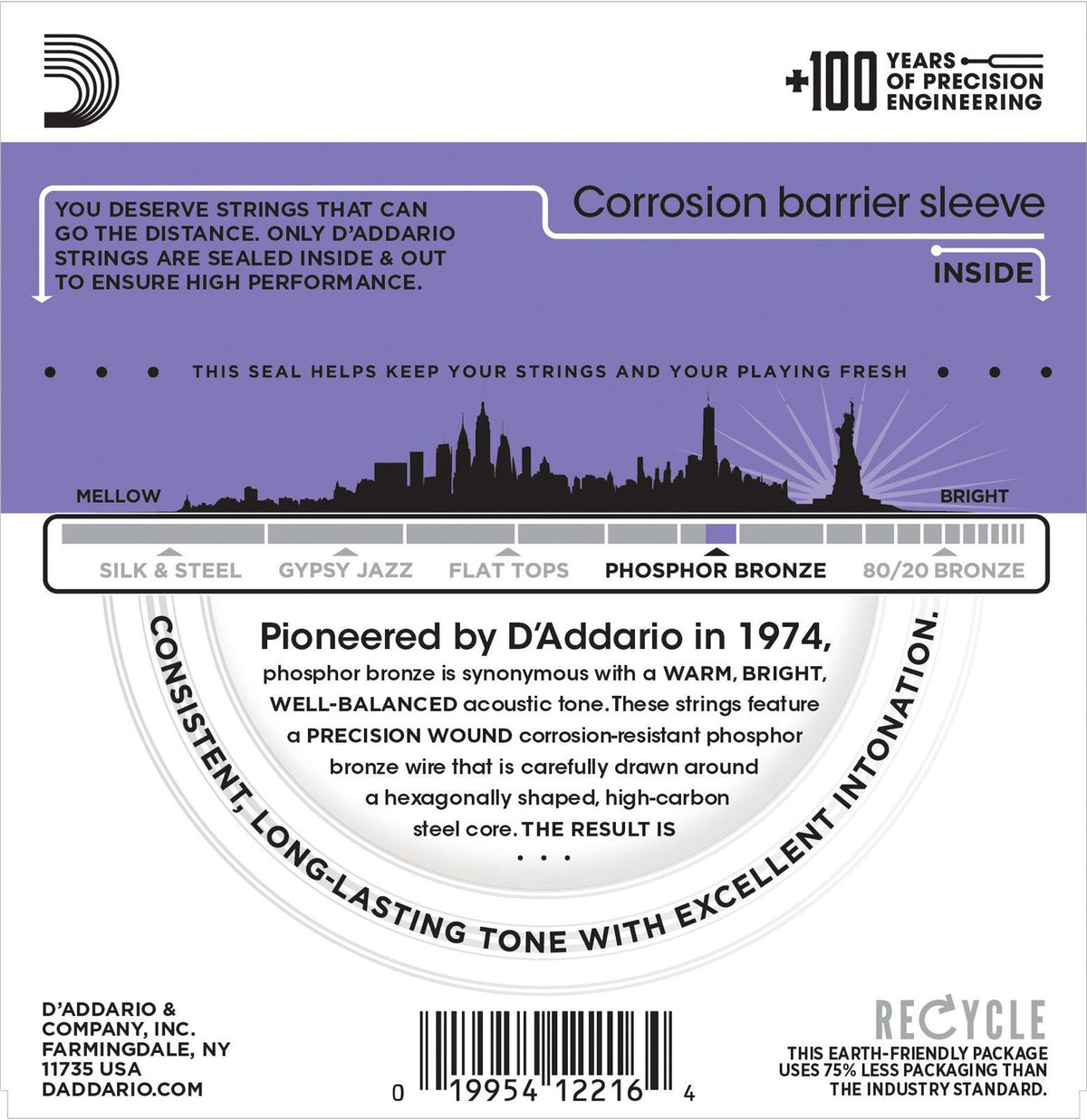 EJ26 Phosphor Bronze Custom Light 11-52
