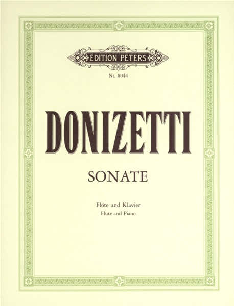 Donizetti Gaetano - Flötensonate in C