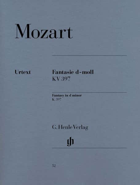 Mozart W.a. - Fantasy D Minor KV 397 (385G)