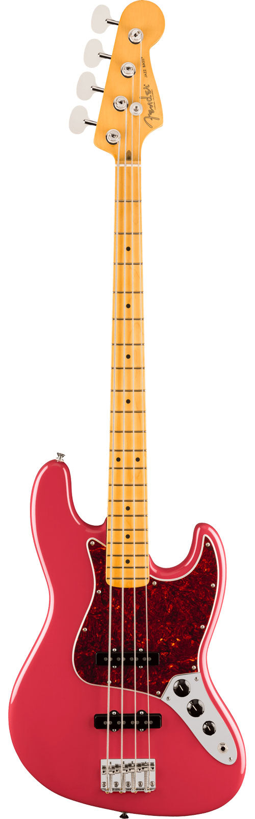 American Professional Classic Jazz Bass MN Dakota Red sbiadito