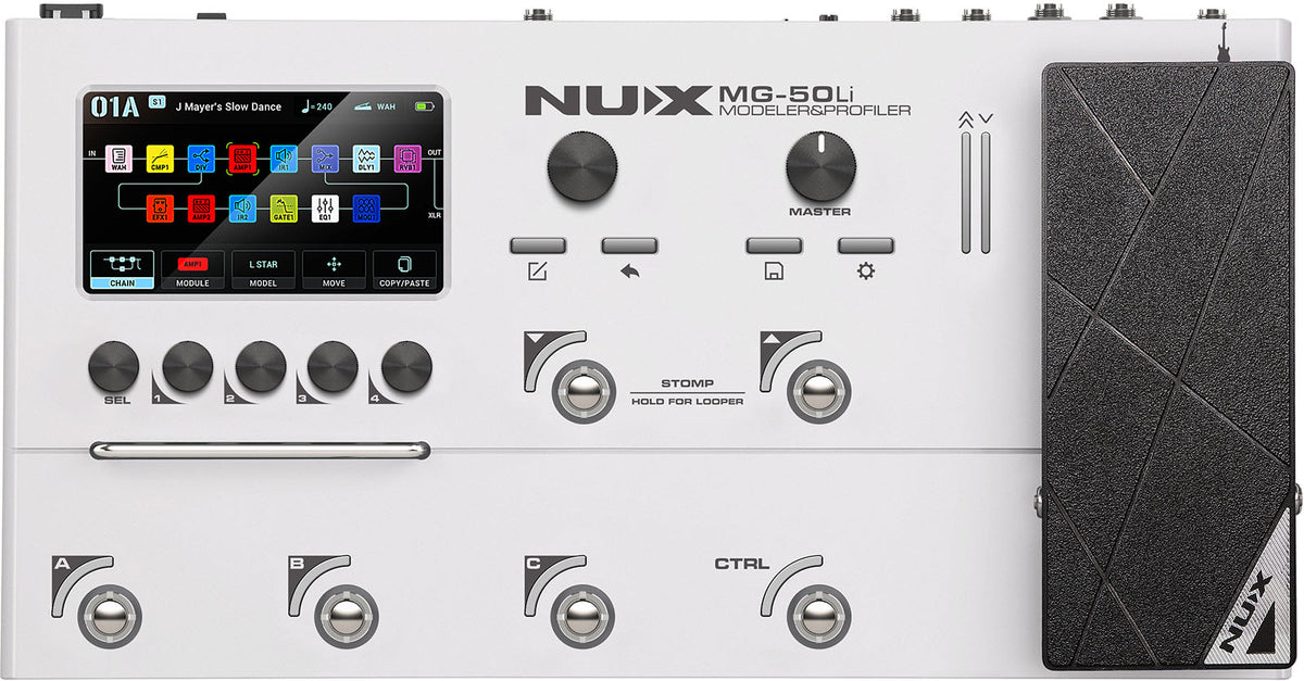 Nux MG-50Li Weiß