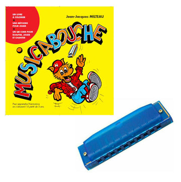 Pack Musicabouche-Methode J.J. Milteau + Happy Color