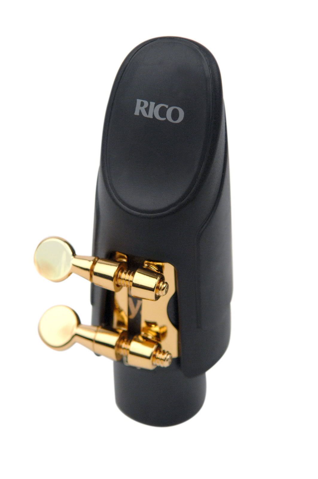 Ligature H et Couvre-bec Saxophone Soprano Doré