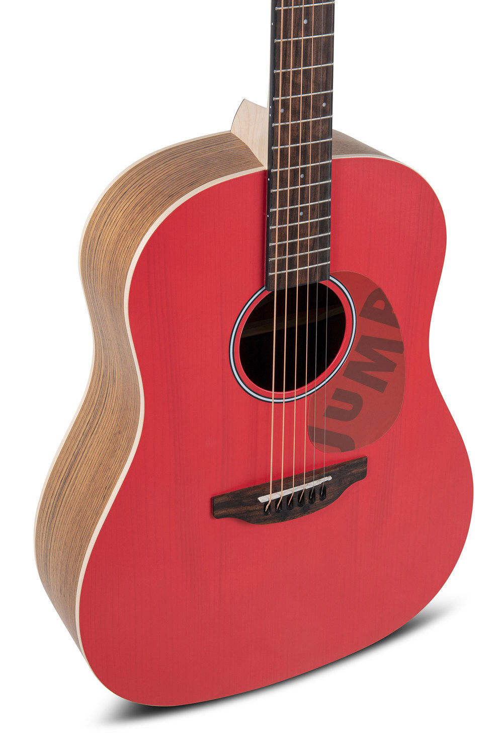 Akustikgitarre Jump Slope Shoulder Dreadnought Lipstick