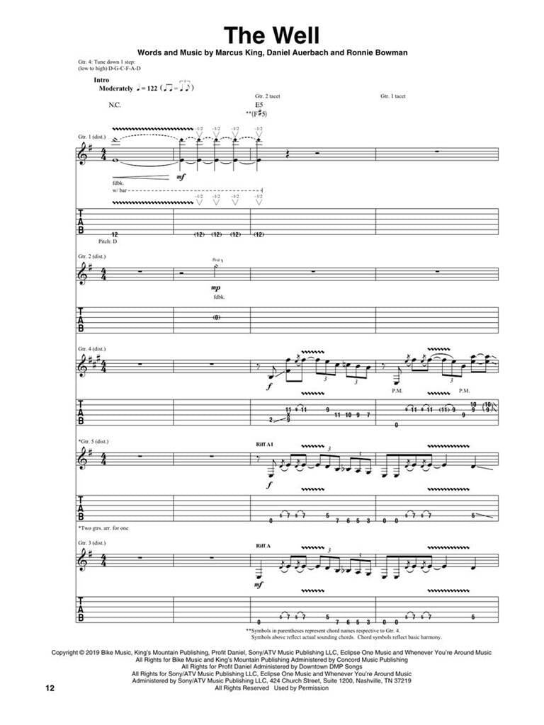 Marcus King - El Dorado - Tablatura per chitarra