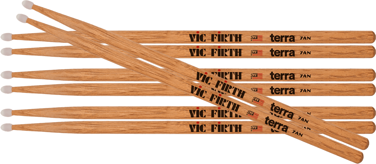 Vic Firth Pack 4 Paires 7AN American Classic Terra