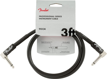 90cm Professional Instrument Cables Black
