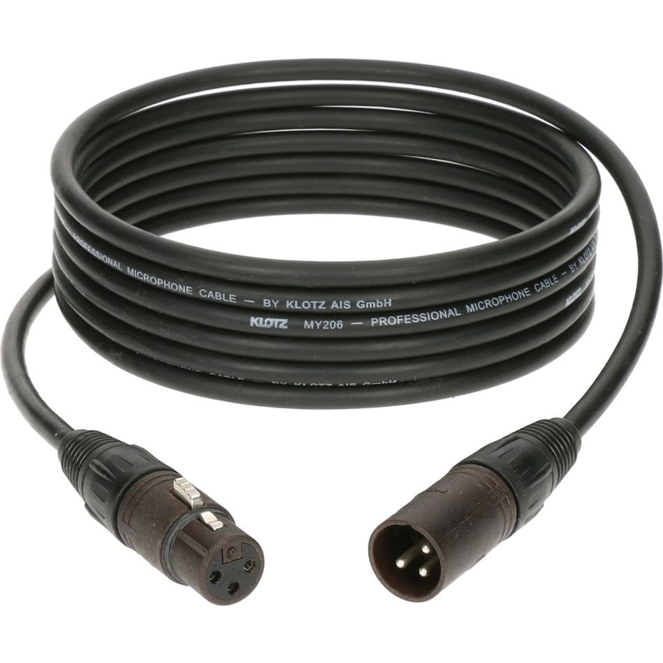 Klotz Cable Micro XLR 20 M Male Femelle Neutrik Bronze