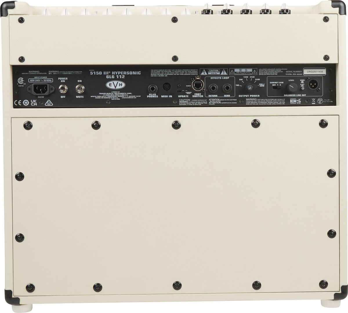 5150III Hypersonic 6L6 1x12 - Bianco