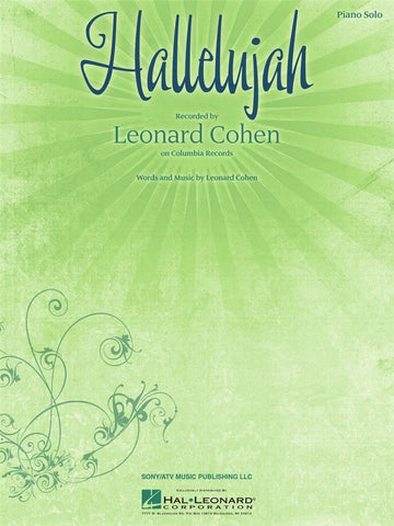 LEONARD COHEN - HALLELUJAH - PIANO SOLO