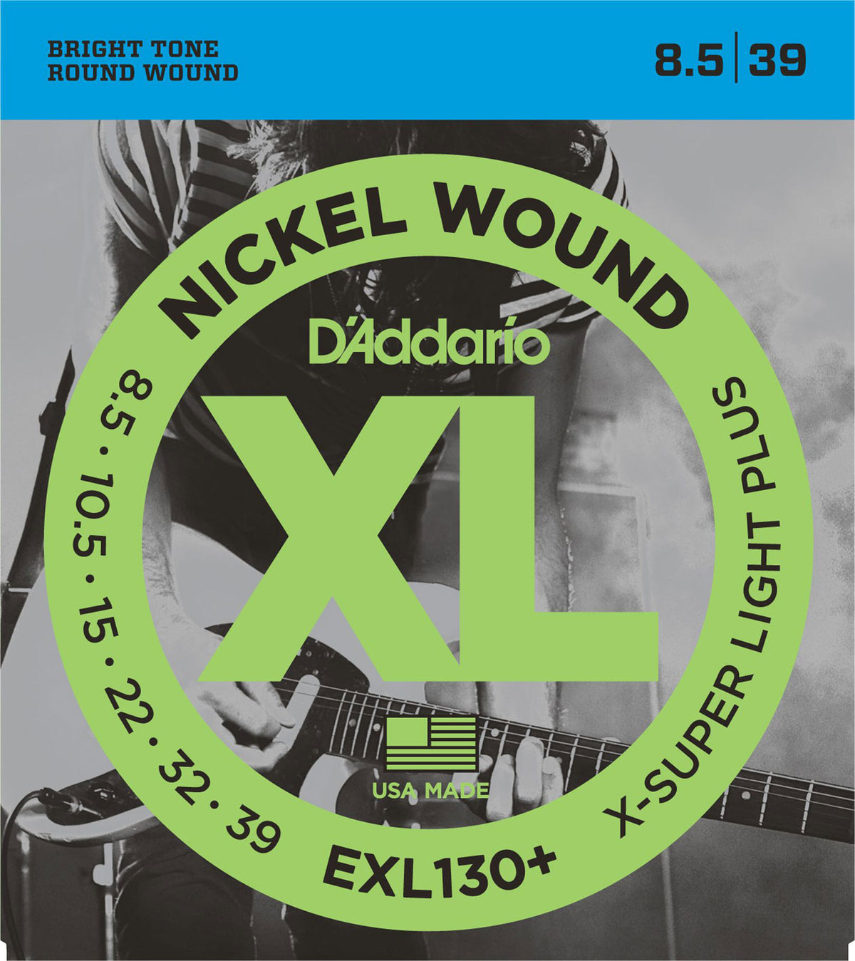 EXL130+ Nickel Wound EXTRA-super Light Plus 8.5-39