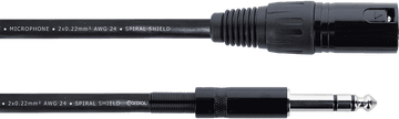 Cavo Audio XLR Maschio / Jack Stereo - 50 CM