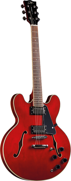 Fusion hollowbody double cut Cherry Red