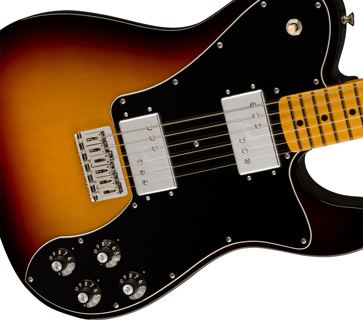 Telecaster 1975 Deluxe American Vintage II MN 3-Farben-Sunburst