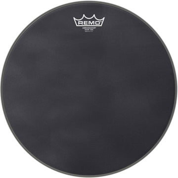 SA-0814-ES Peau de timbre Black Suede 14" pour caisse claire
