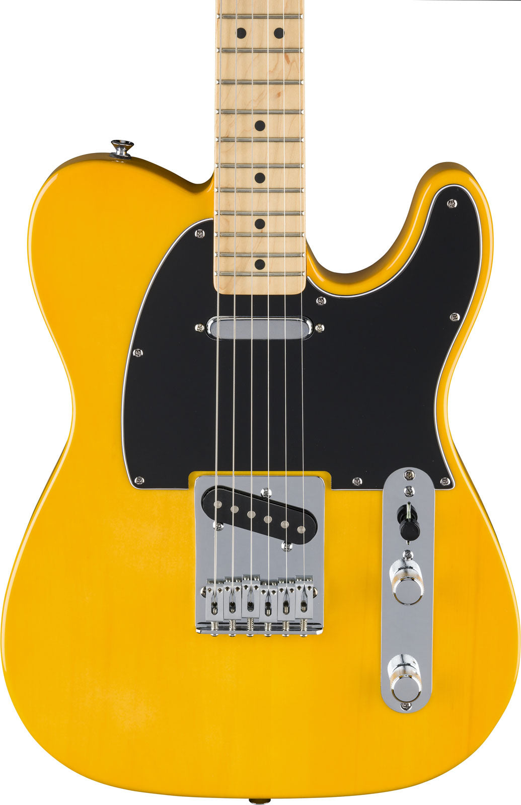 Standard Telecaster MN Battipenna nero Biondo caramello