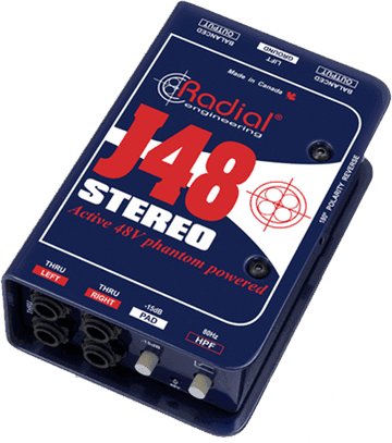 J48 DI attiva stereo