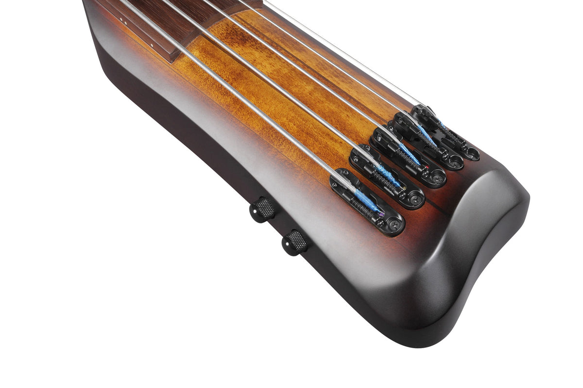 UB805-mob Mahogany Oil Burst Upright Bass Workshop