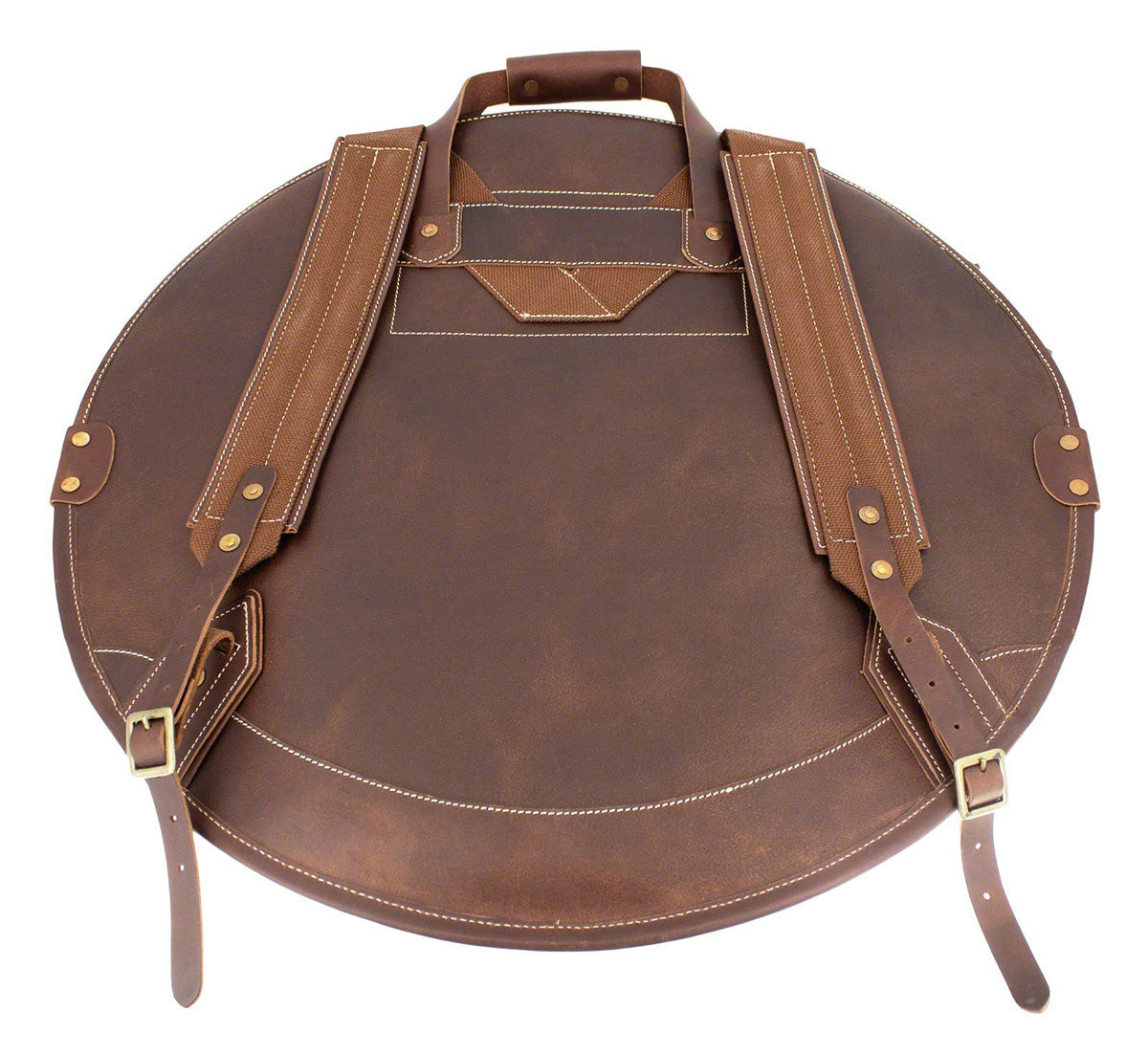 Sac Cymbales En Cuir 22 Sac à dos - Marron