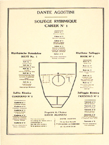 Solfège Rythmique Vol.1 - Agostini