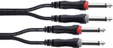 Cavo Audio Doppio Jack Mono 3 M