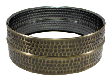 14X5 Fût Laiton Martelé Nickel Noir (brass)