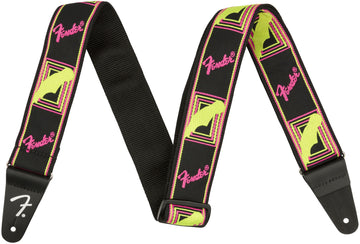 NEON MONOGRAMMED STRAP YELLOW/PINK