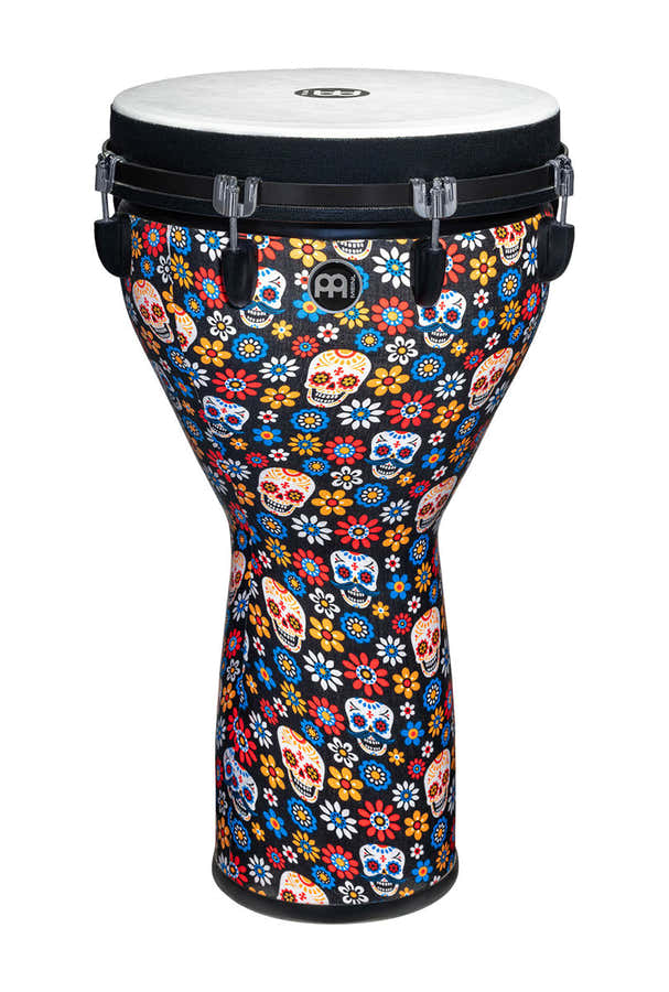 Jumbo Djembe Synthe 14" Day Of Dead