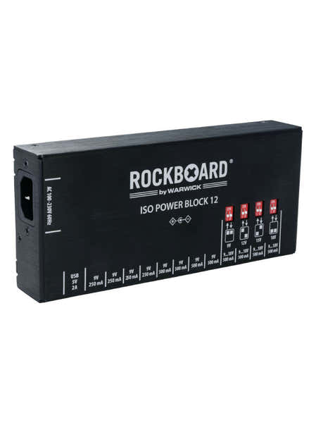 Rockboard Power Block Iso V12 Iec 9 À 18V 100/230 Volt