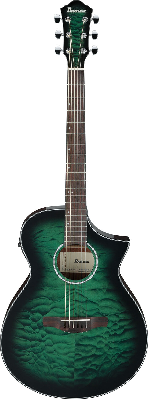 AEWC16QATEH Transparent Emerald Burst